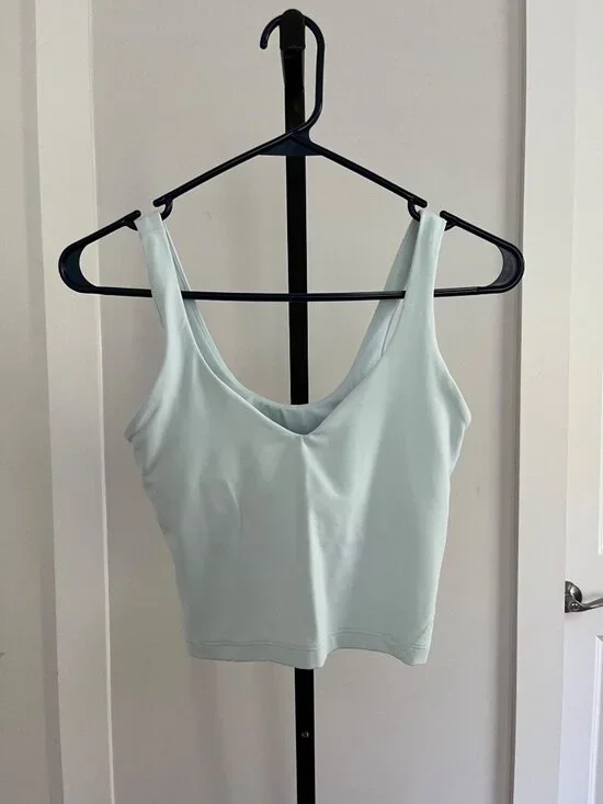 Lululemon Align Tank Top *Light Support Mint Breeze Blue Tank Top Size 4 - Picture 4 of 8